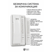 Безжична система за комуникация - комплект 2 броя