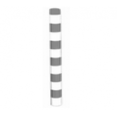 Антипаркинг стълб: стоманена тръба Ф 60, със светлоотразителни ленти