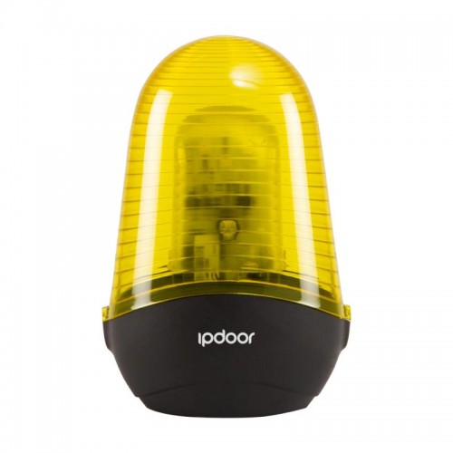ipDoor универсална LED мигаща лампа с вградена антена, 12/24/110/230 V. ipDoor универсална LED мигаща лампа с вградена антена, 12/24/110/230 V.