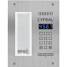 Цифрово двупроводно домофонно табло Цифрал с RFID четец